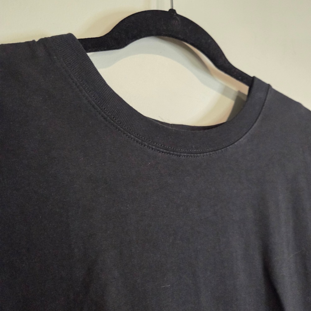 Gorpcore Carhartt Long Sleeve Shirt Mens XL Black Loose Fit Workwear Heavyweight